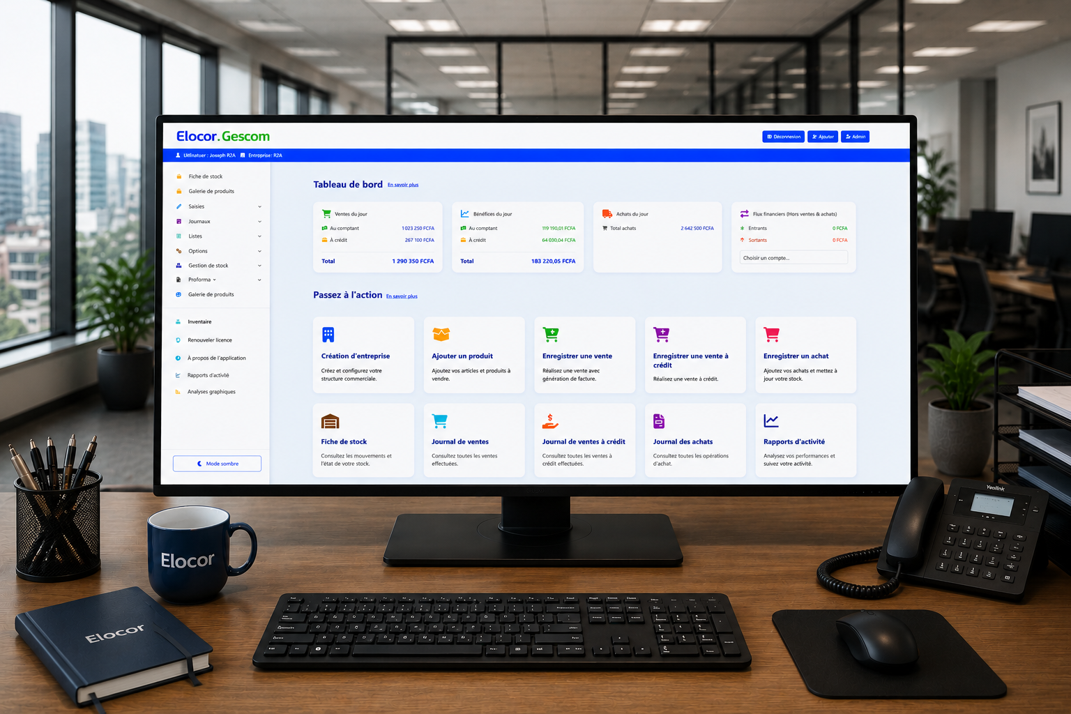 Développement de logiciel de gestion commerciale au Togo